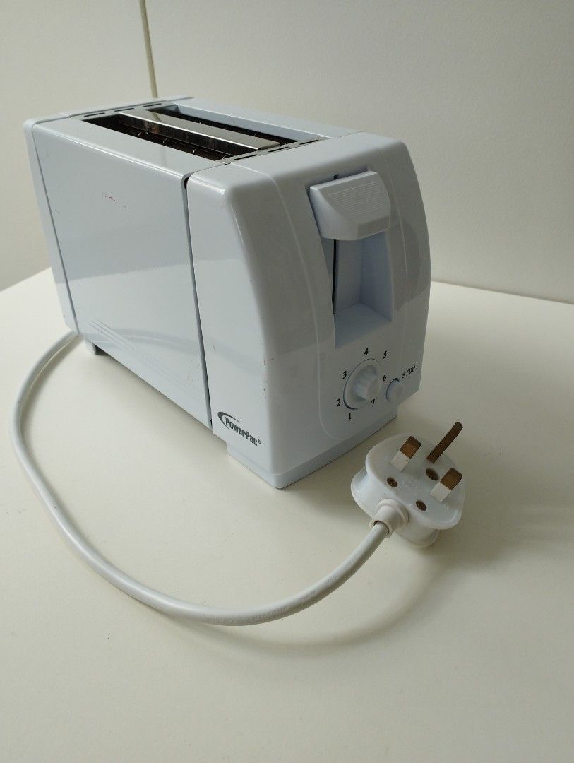 PowerPac 2 slice bread toaster Popup, Furniture & Home Living