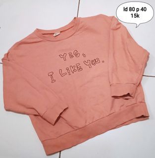 preloved crewneck anak perempuan