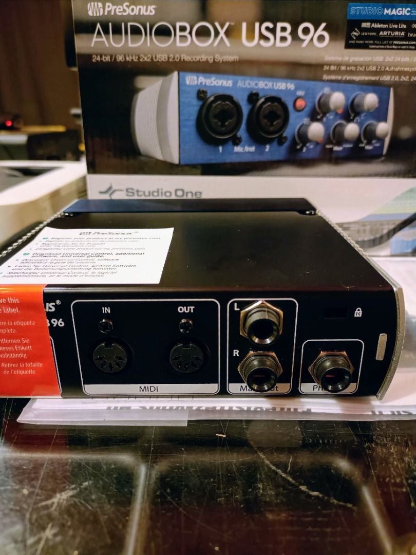 PreSonus AudioBox USB 96 2x2 USB 2.0 Audio Interface presonus audio
