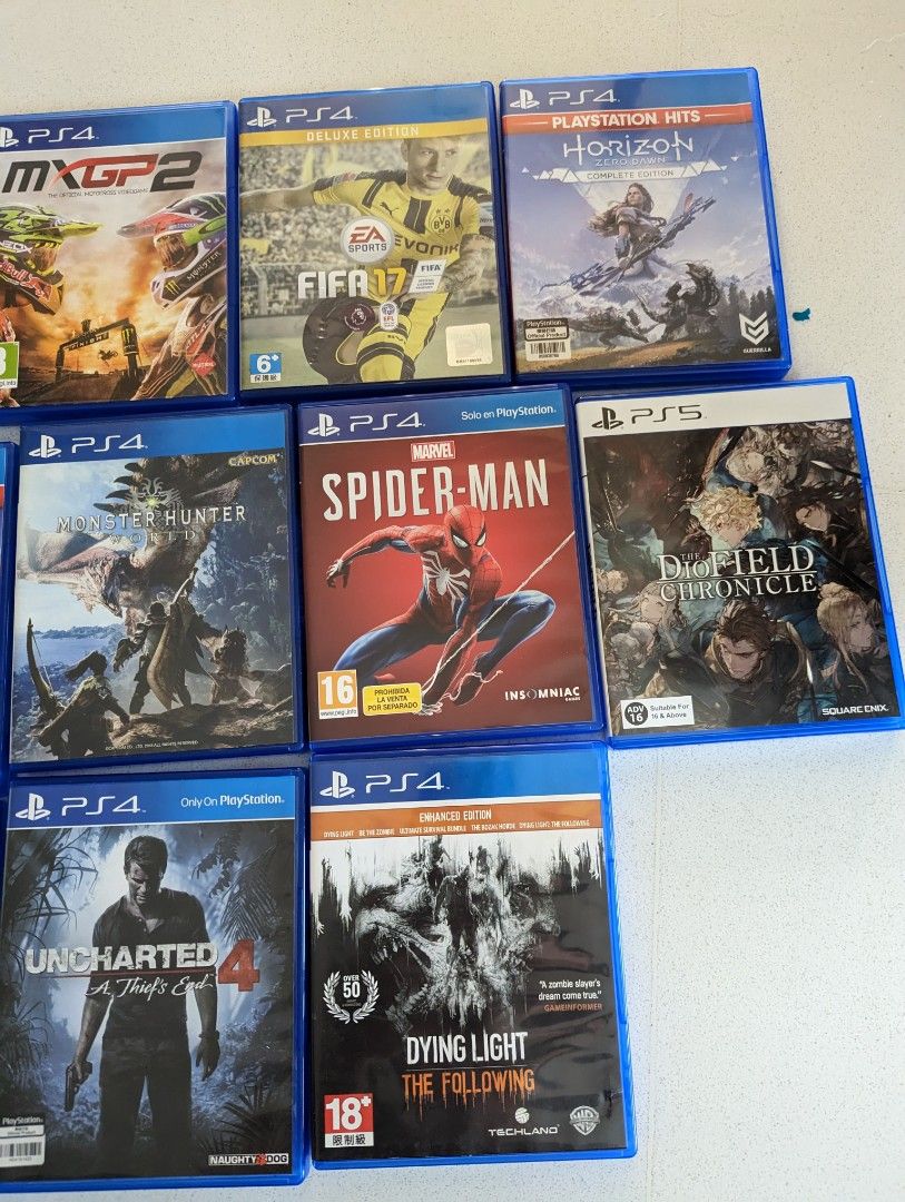 Ps5 playstation 5 ps4 4 street fight v uncharted 4 dying light the