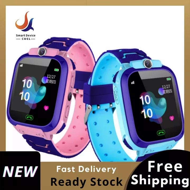 Q12 Children smart watch voice chat camera supports anti lost positioning children s watch multi function precise positioning watch
