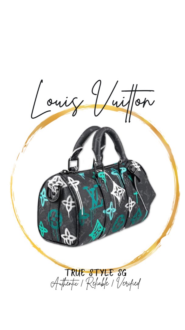 Noir - Hand - Louis - Louis Vuitton Keepall Editions Limitées