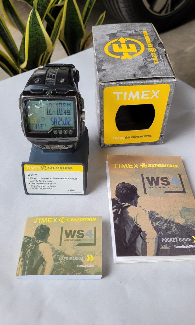 Timex altimeter barometer thermometer watch discount