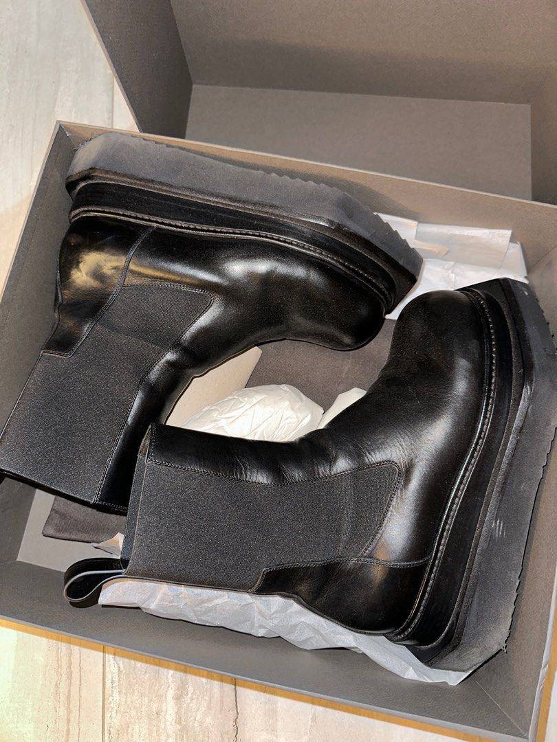 RICK OWENS BEATLE TURBO CYCLOPS, 名牌, 鞋及波鞋- Carousell