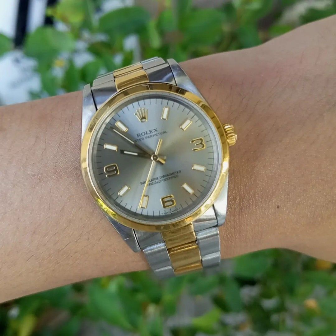 Rolex Oyster Perpetual 34mm Twotone Luxury Watches on Carousell
