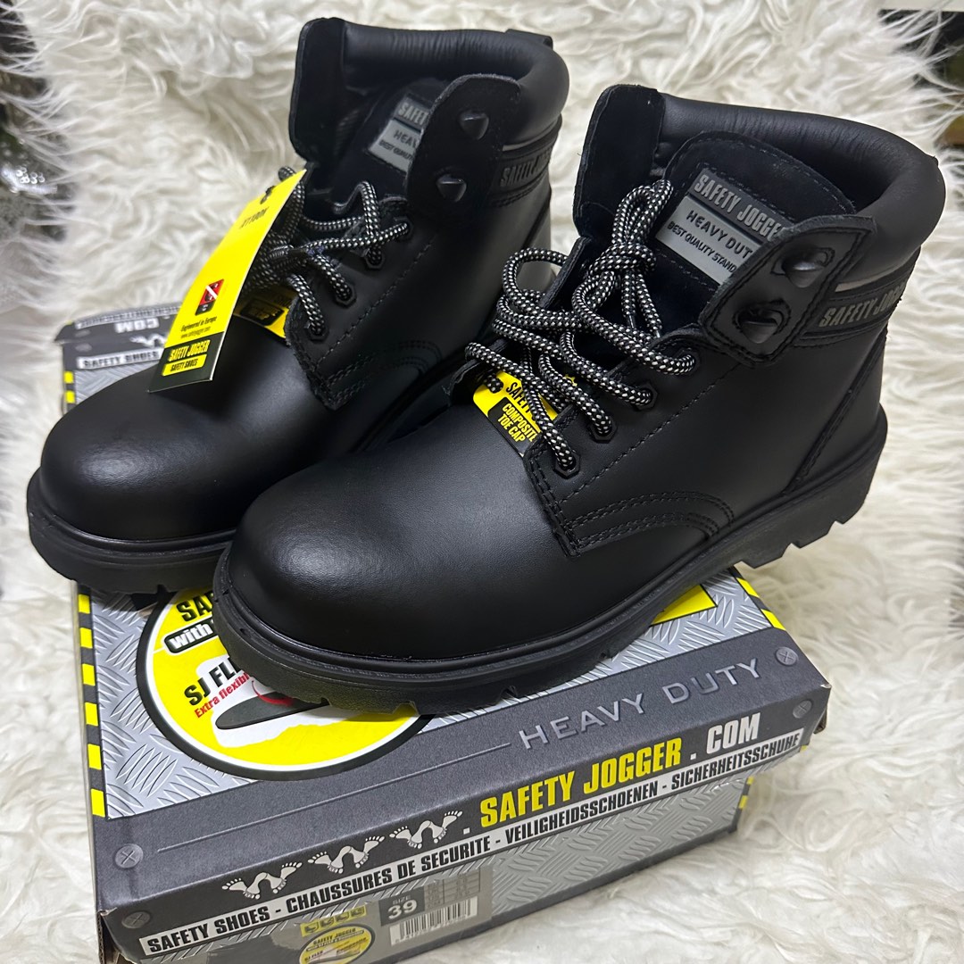 Safety Jogger Black Boot X1100N Safety Shoe Midcut leather safety shoe