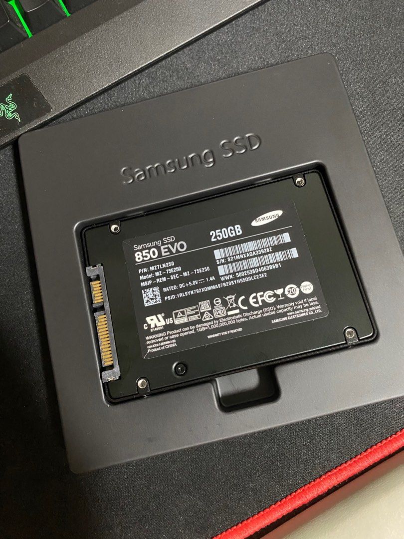 Samsung 850 Evo SSD 256Gb Computers Tech Parts Accessories