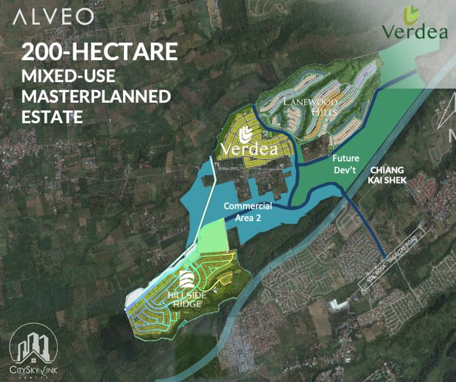 Silang, Cavite Lot for Sale Verdea by Alveo, in the newest mixeduse