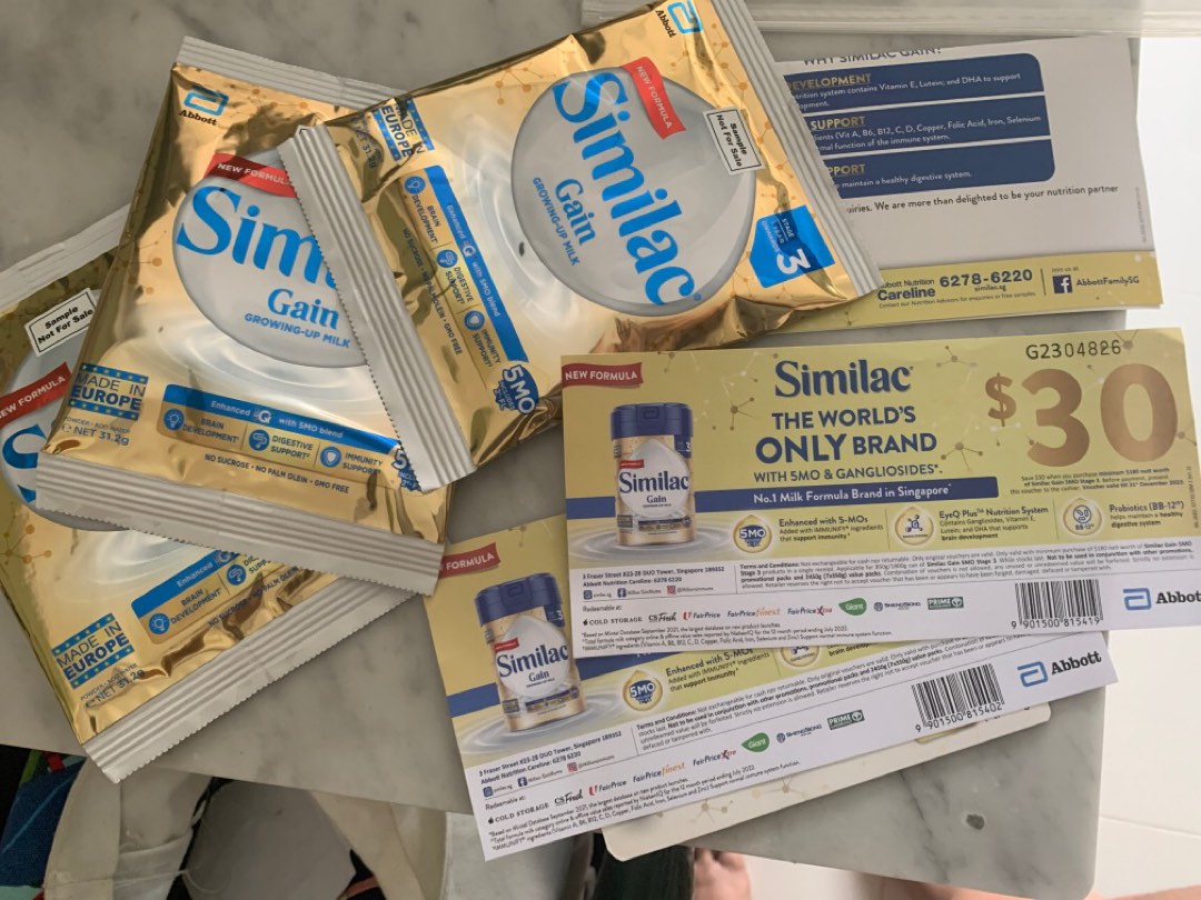 Similac samples stage 3, Babies & Kids, Nursing & Feeding ...