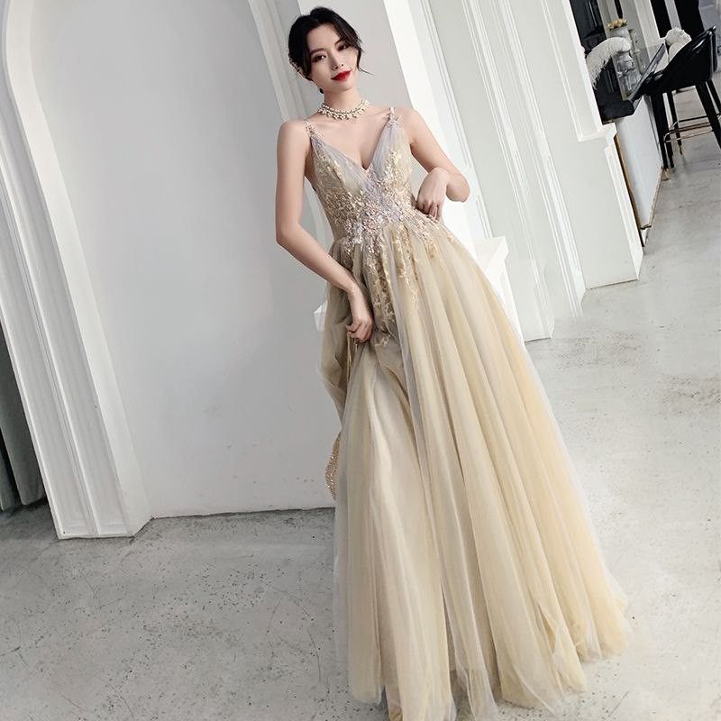 Elegant cheap simple gown