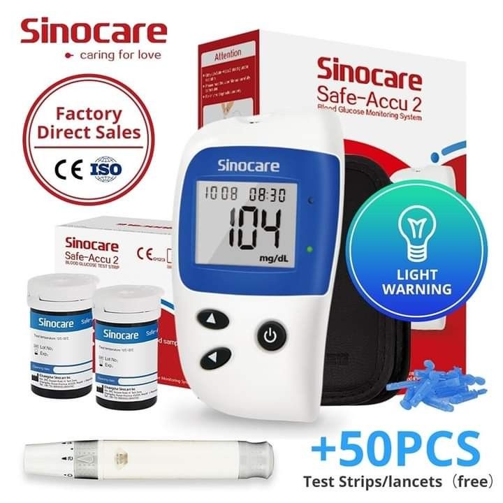 Sinocare Safe-Accu2 Blood Glucose Meter on Carousell