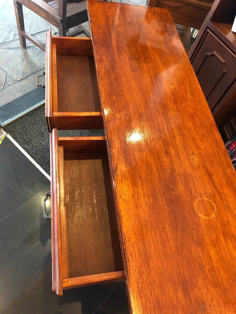 Solid wood console table REFURBISHED, Furniture & Home Living