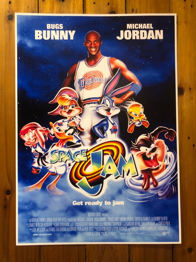 Michael jordan space jam poster online