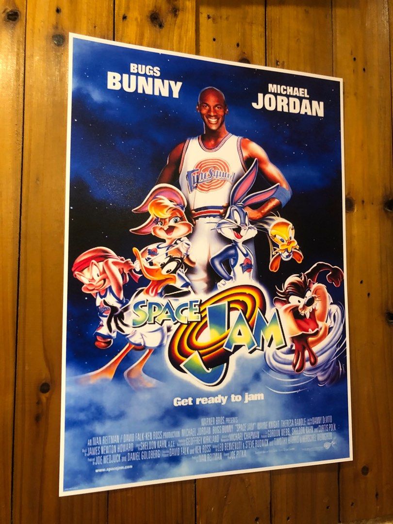 Space Jam Michael Jordan Retro Vintage Classic Movie Poster