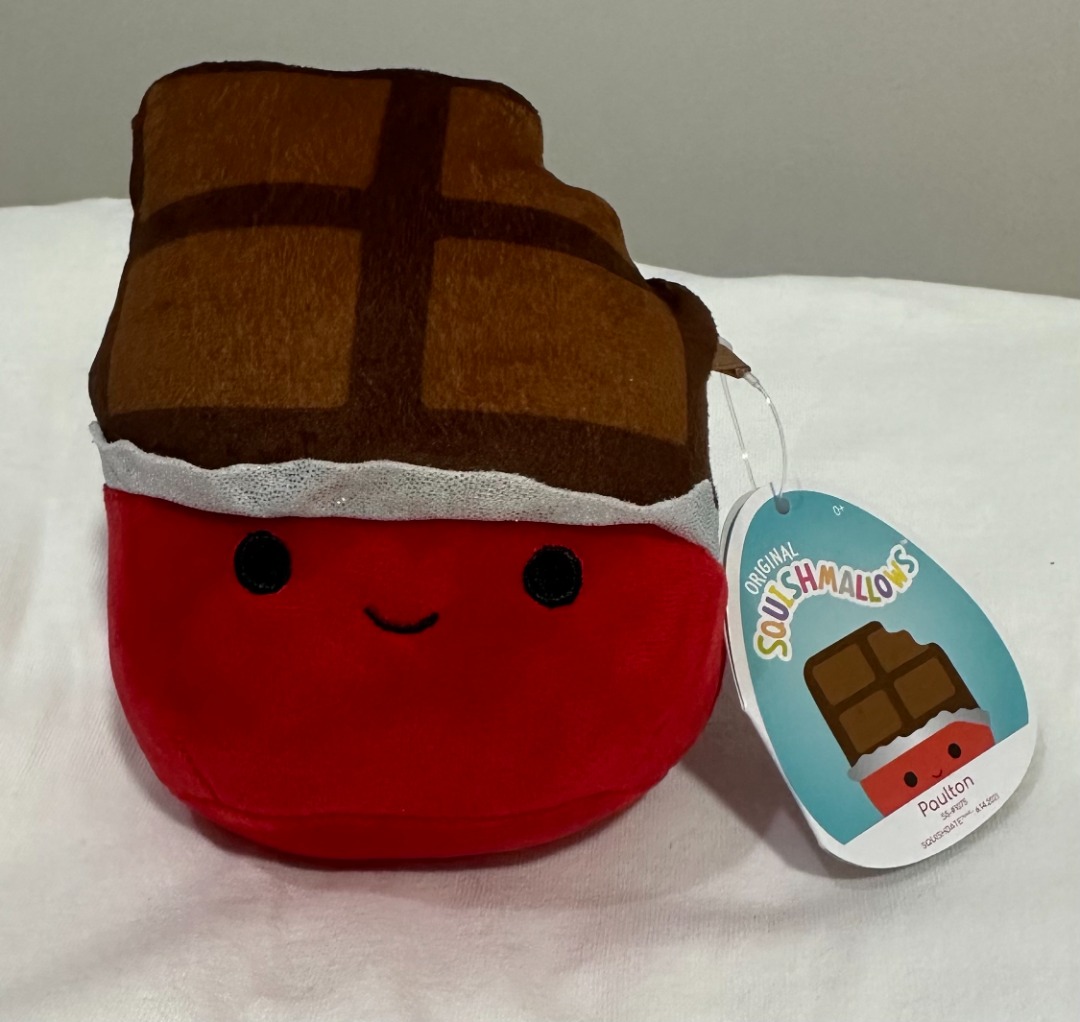 Squishmallows Paulton the Chocolate Bar 5", Hobbies & Toys, Toys