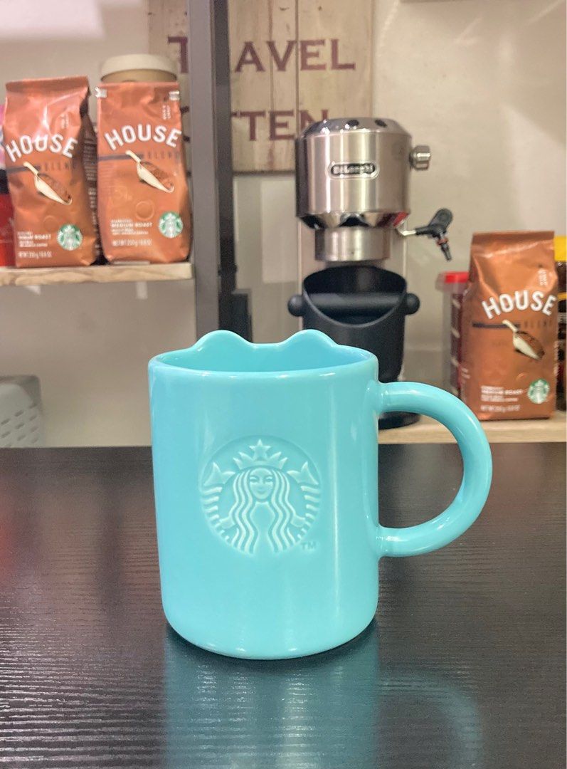 Starbucks Mug Flower Crown Rabbit, Furniture & Home Living, Kitchenware