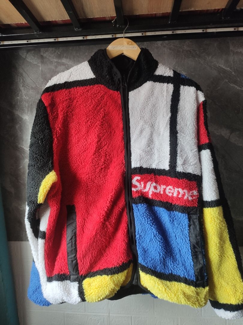 Supreme color block jacket hot sale