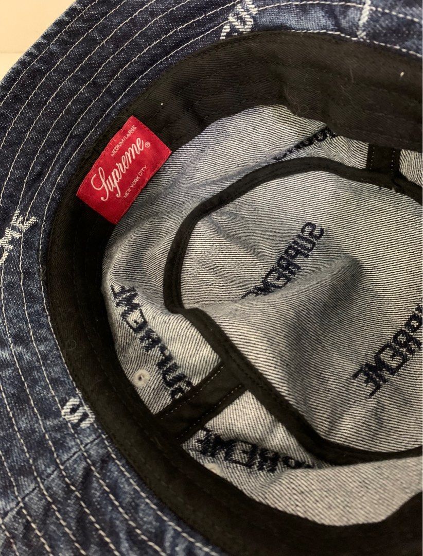 Supreme logo denim crusher online