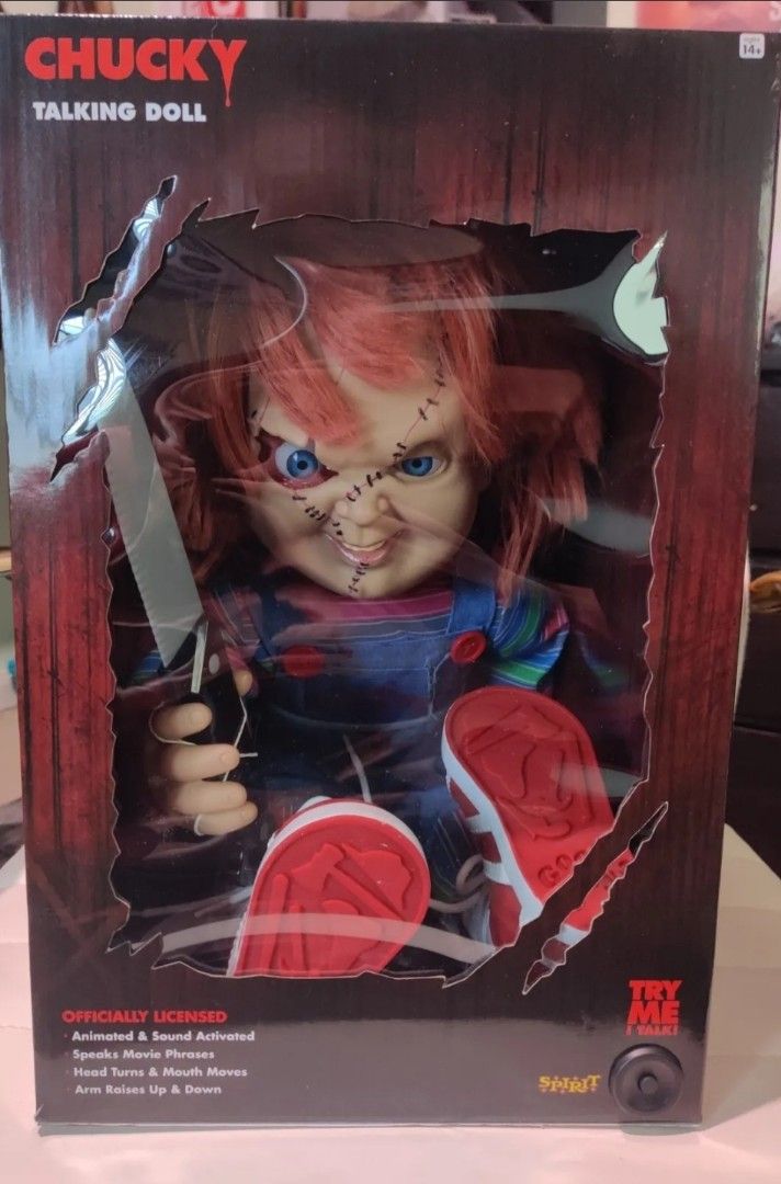 Talking Chucky Doll 24 inches with animatronics(2 feet tall,)officially