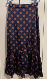 TCL Midi Skirt (Polka Dots)