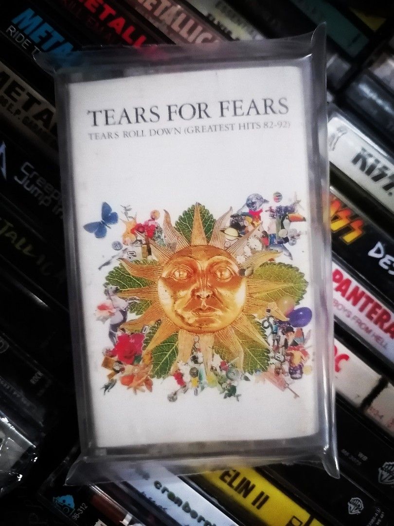 Tears for fears Tears Roll Down Greatest Hits Cassette Tape Original