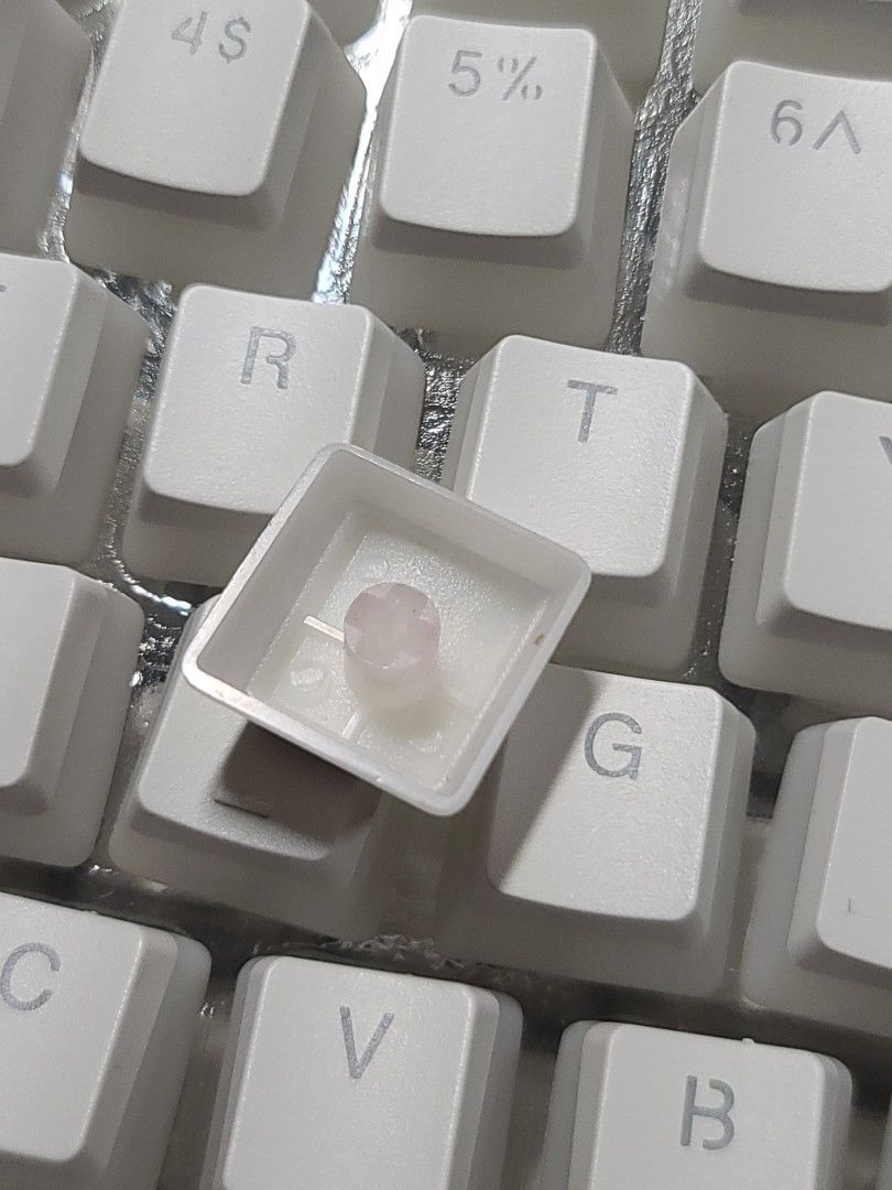 Tecware White pudding keycaps, Computers & Tech, Parts & Accessories