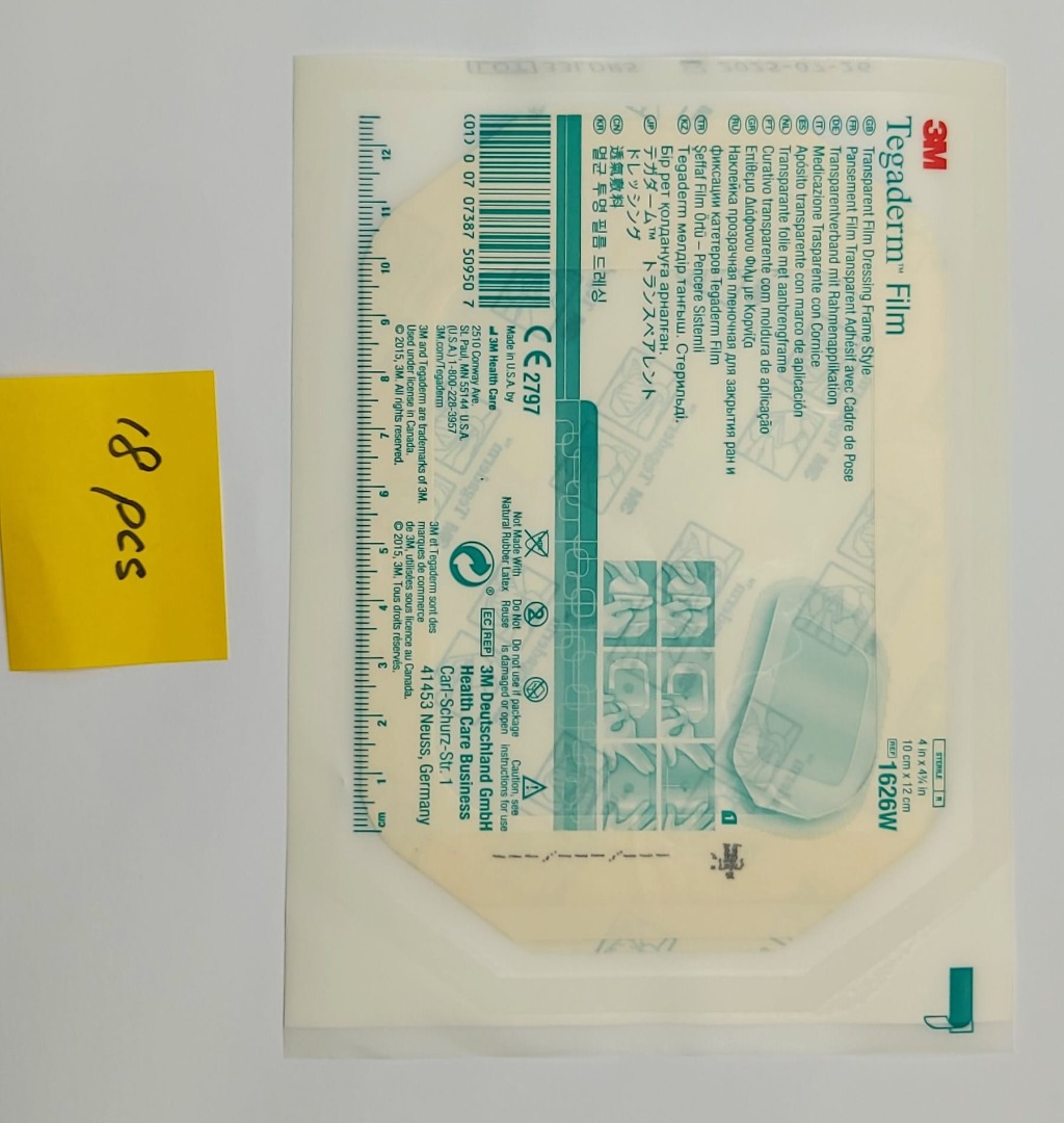 Tegaderm Film 1626W (10CM X 12CM), Health & Nutrition, Medical
