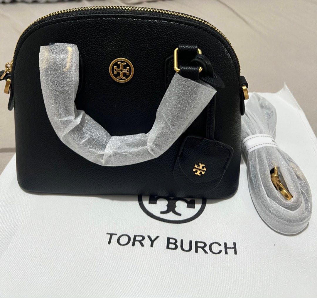 Tory Burch Robinson Mini Dome Satchel, Luxury, Bags & Wallets on Carousell