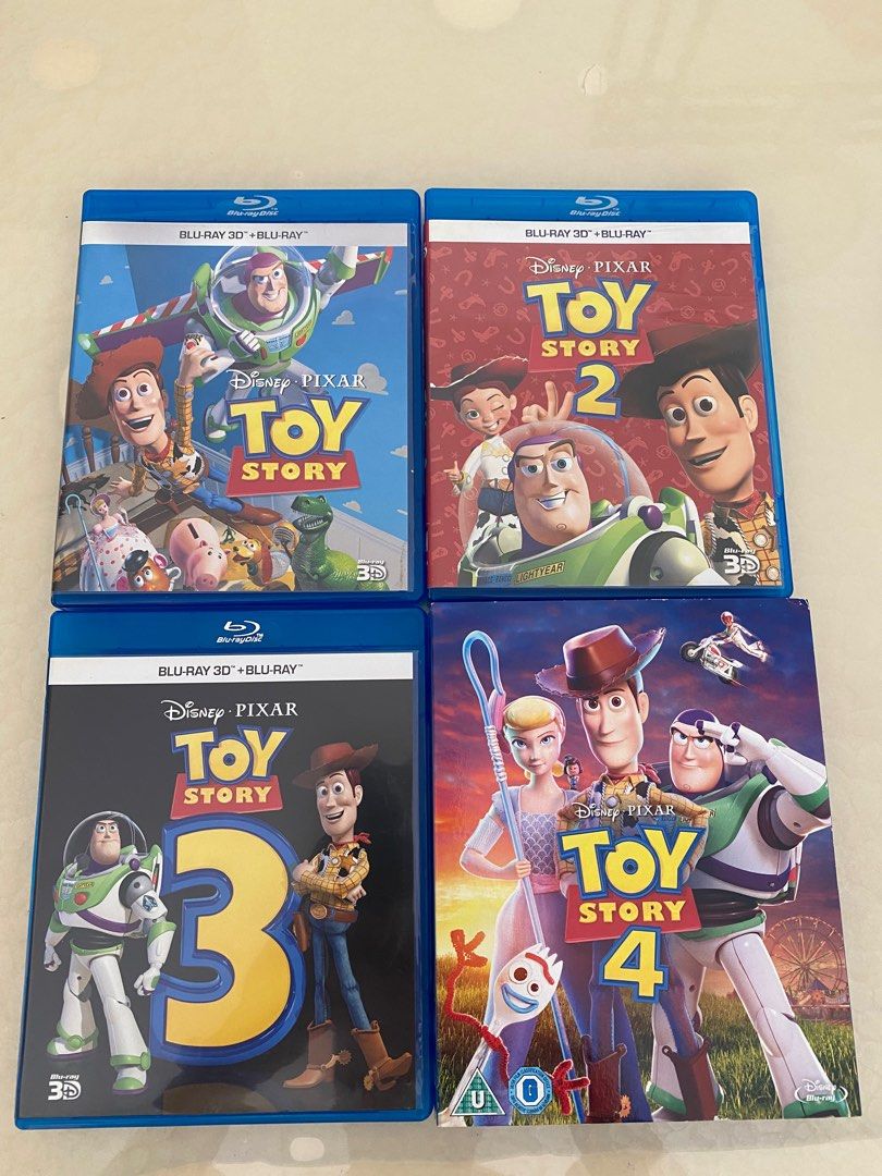 Toy Story Blu Ray Collection, Hobbies & Toys, Music & Media, CDs & DVDs