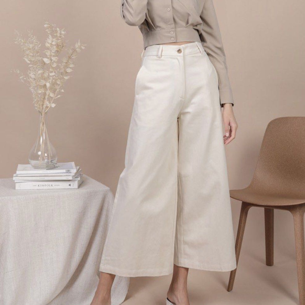 Cohen Pleated Wide Leg Pants (Dusty Rose)