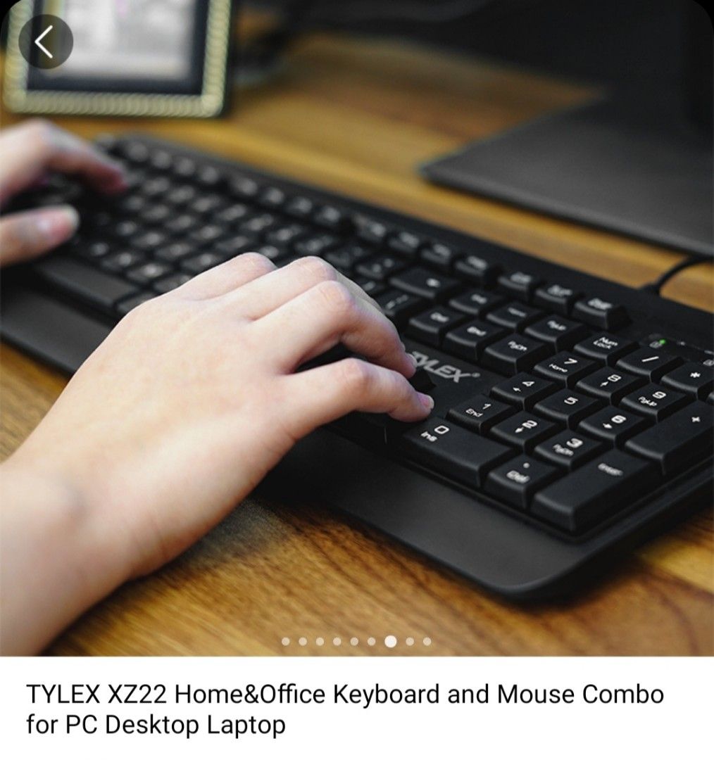TYLEX XZ22 Home&Office Keyboard and Mouse Combo for PC Desktop Laptop on Carousell