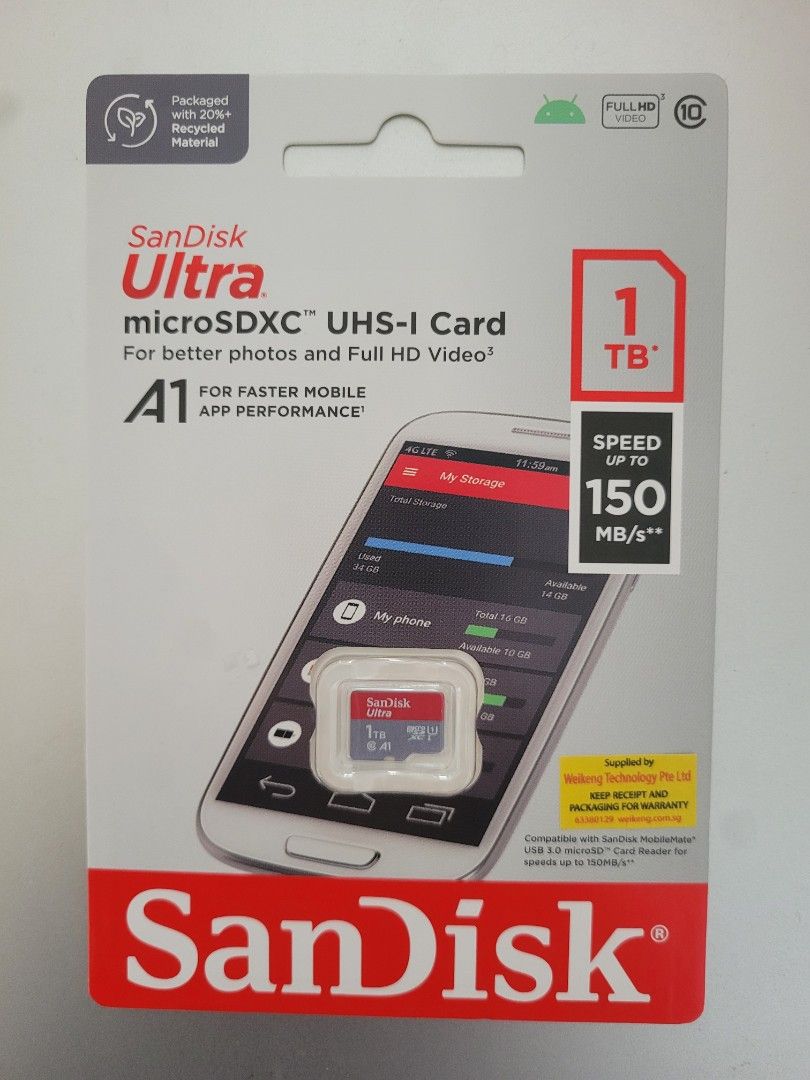 1TB Micro SD card for sale, Mobile Phones & Gadgets, Mobile & Gadget