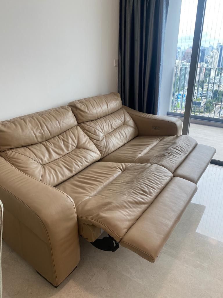 Used electric reclining sofa please arrange own mover, Furniture