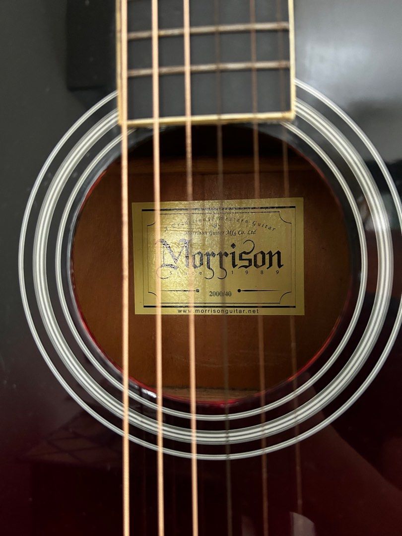 [USED] Morrison Acoustic Guitar, Hobbies & Toys, Music & Media, Musical Instruments on Carousell