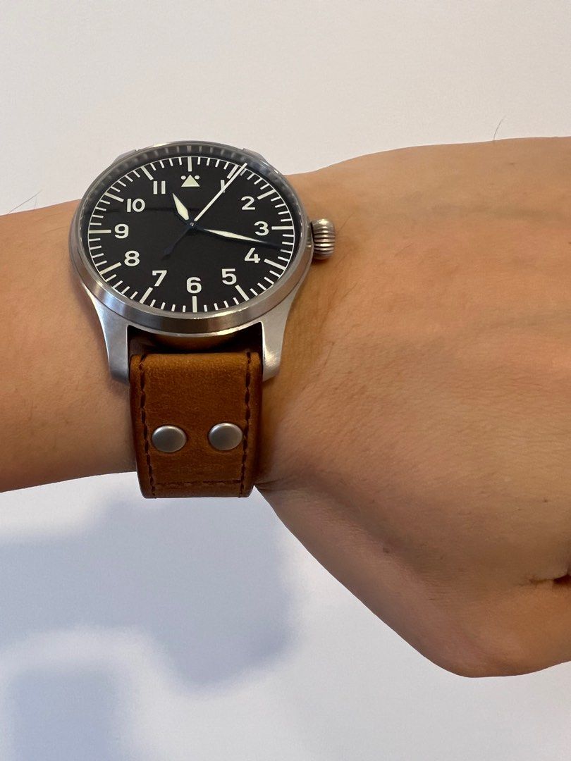 Used Stowa Pilot Flieger Manual Wind No Logo 9.5 10 Condition