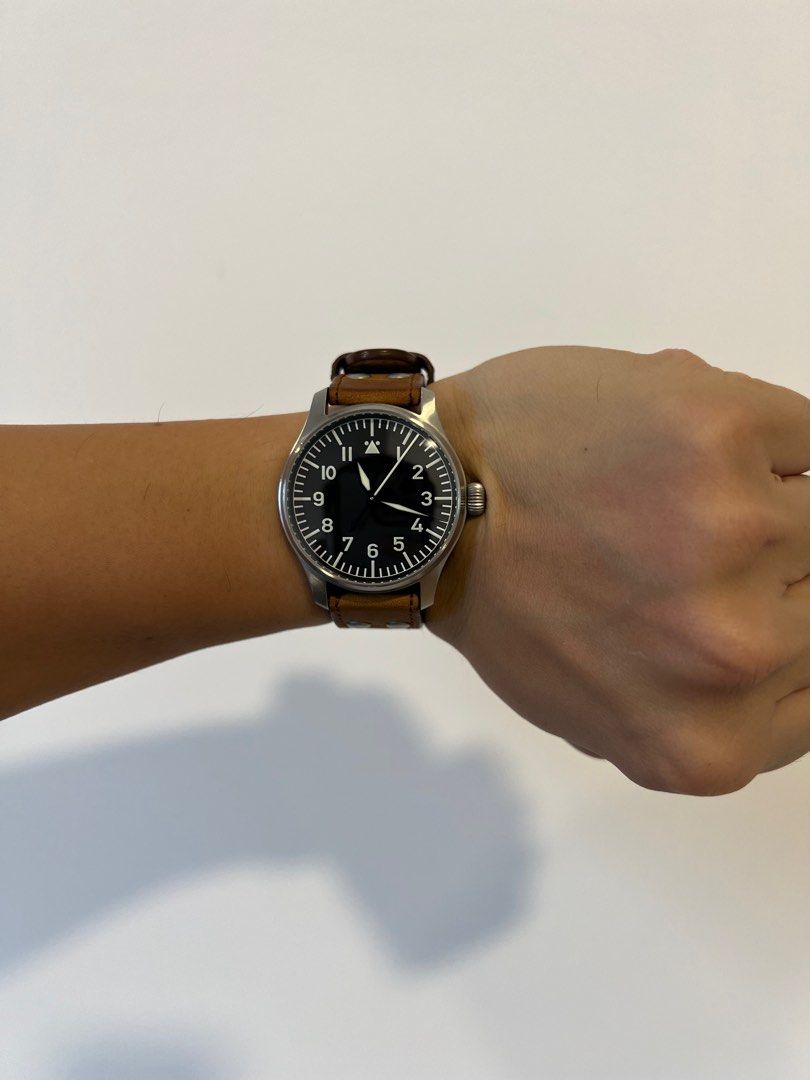 Used Stowa Pilot Flieger Manual Wind No Logo 9.5 10 Condition