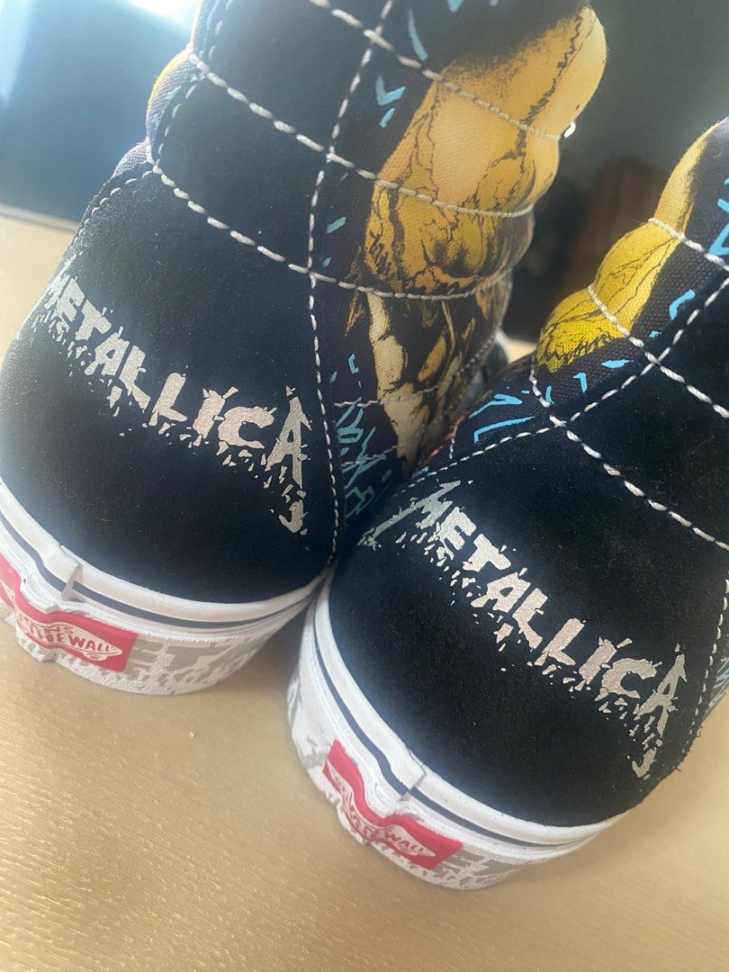 Vans X METALLICA Men s Fashion Footwear Sneakers on Carousell