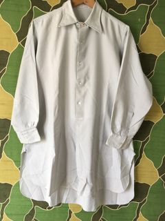 Vintage 1940’s Tailor-made Tunic Dress Shirt (size M) RRL Double RL LVC