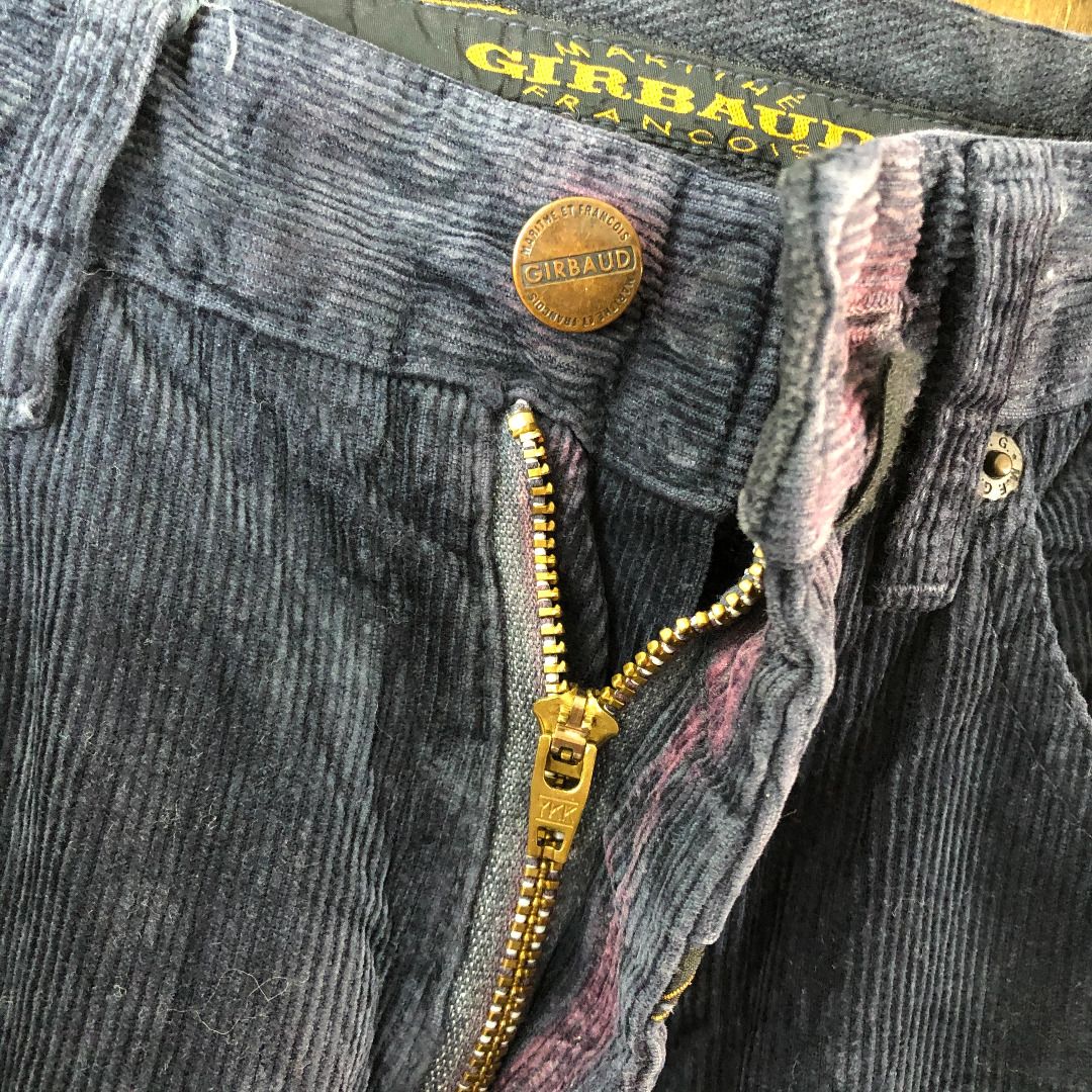 High waist fitted vintage Girobaud Francois cotton pants