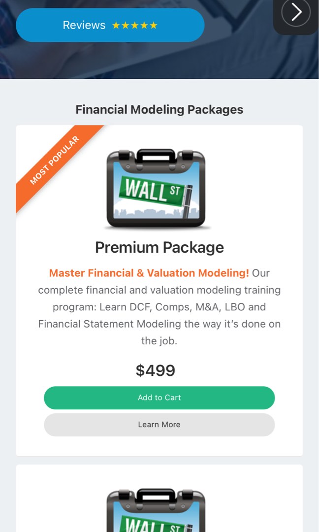 Wall Street Prep Premium Package, Everything Else on Carousell