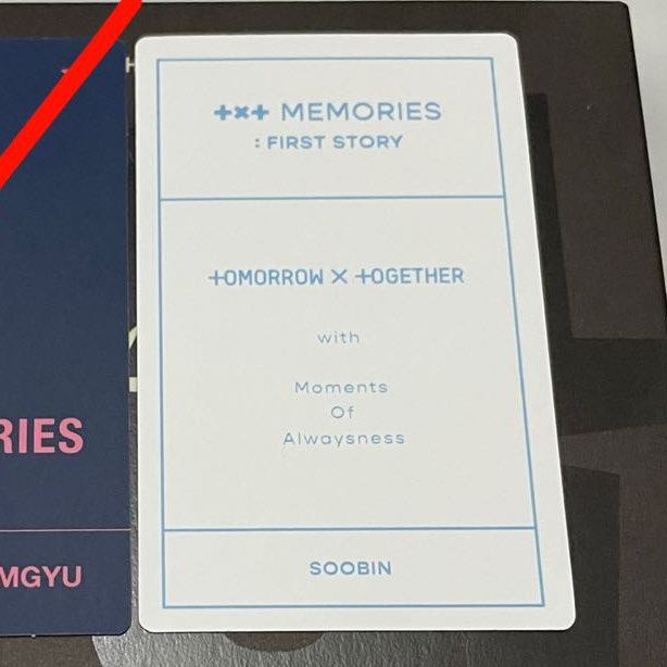 WTT TXT Beomgyu Soobin Memories First / Second Story pc, Hobbies