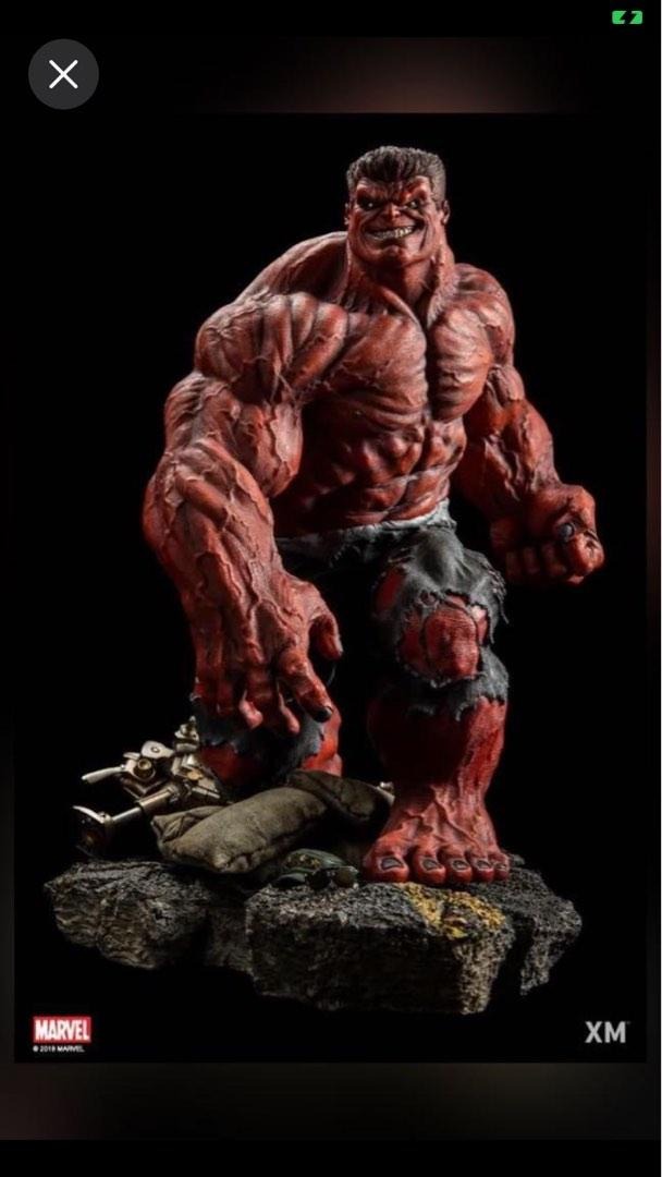 XM Studios Red Hulk, Hobbies & Toys, Toys & Games on Carousell