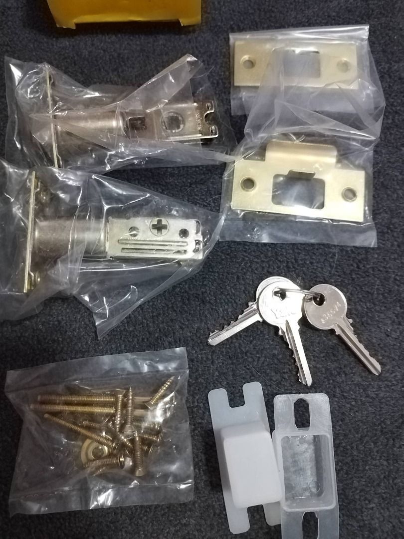 Yale Handle set Entrance Stellar/Carolina, Furniture & Home Living, Security & Locks, Locks