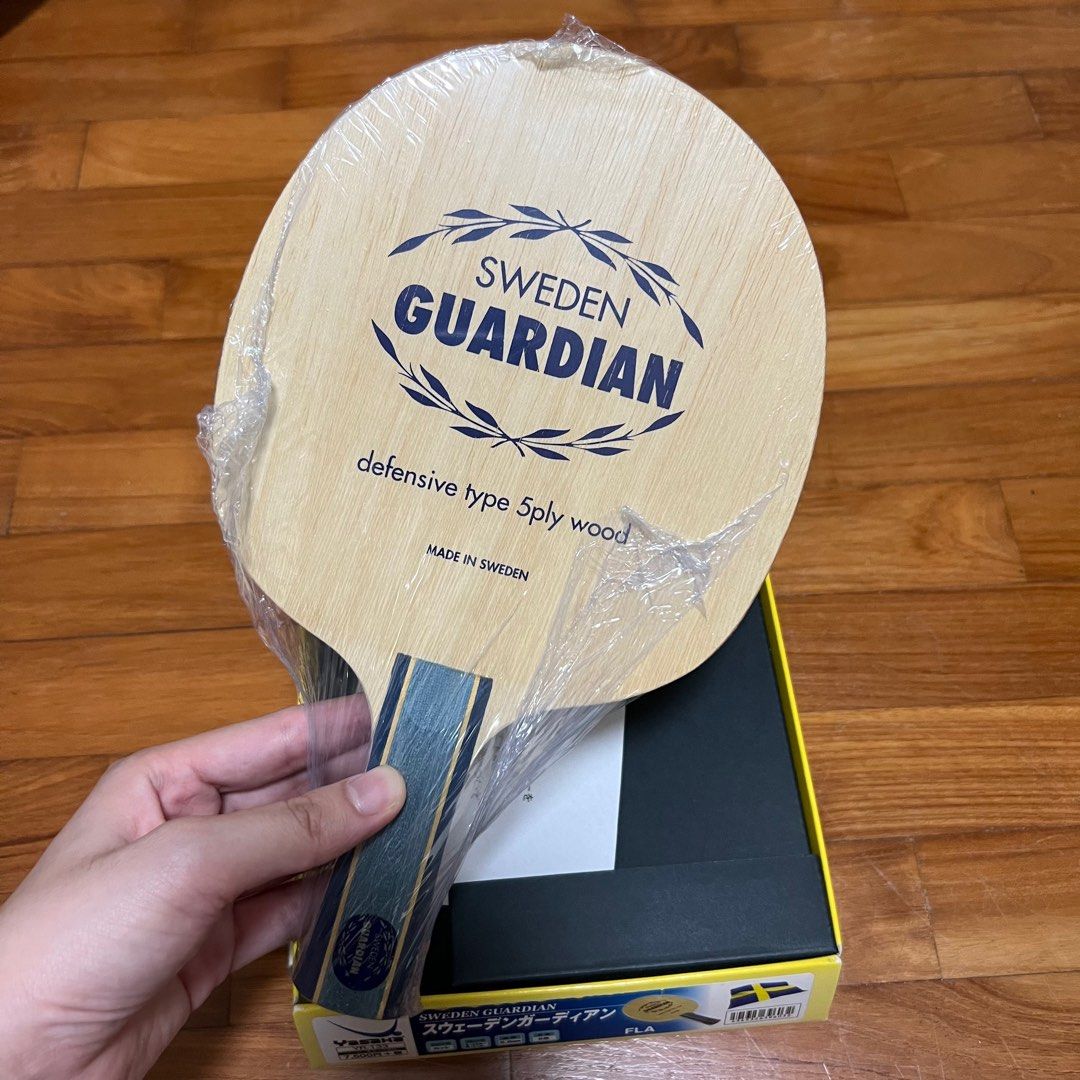 Yaska Sweden Guardian 5 Ply Wood Defensive Table Tennis Racket, Sports ...