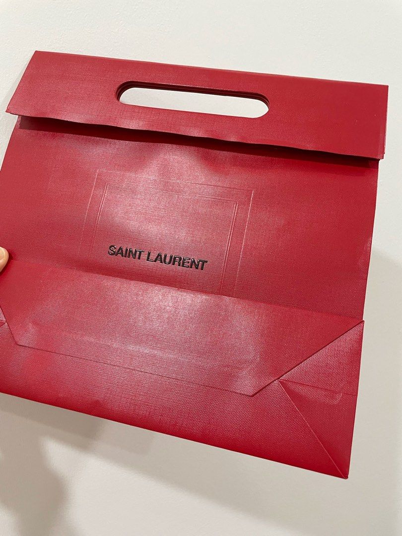 YSL paper bag 2023, Luxury, Bags & Wallets on Carousell