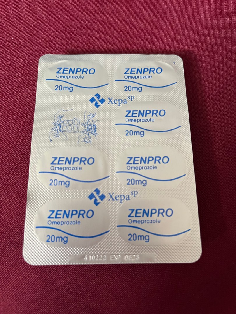 Omeprazole Zenpro 20mg, Health & Nutrition, Medical Supplies & Tools on ...