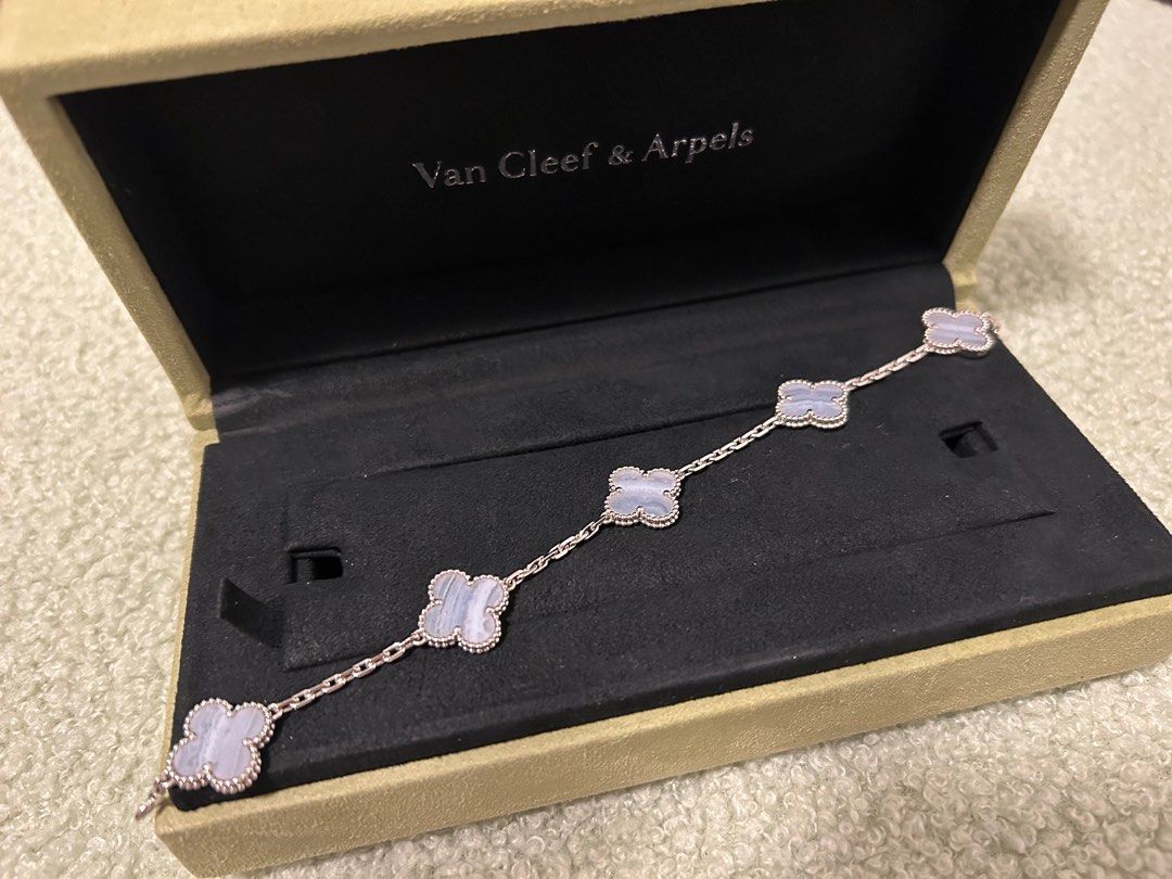 Vca chalcedony bracelet cheap