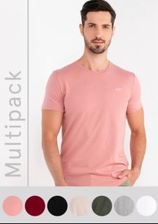 100% Authentic Hollister 7 pack Curved Hem T-shirt