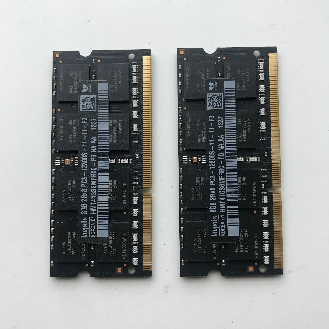 16 GB 8x2GB Hynix PC3 12800S DDR3 Laptop Ram Computers Tech