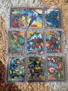 1993 Marvel Skybox XMen set of 9
